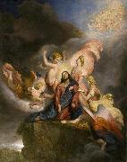 George Hayter The Angels Ministering to Christ, painted in 1849 Spain oil painting artist